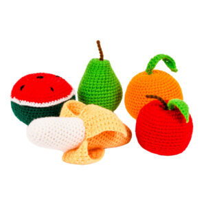 Crochet Fruit Toys | Play Food For Kids 5 Pcs