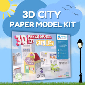 3D Paper Model Kit - City Life
