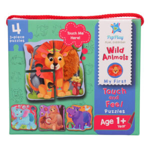 My First Touch & Feel Puzzles - Wild Animals