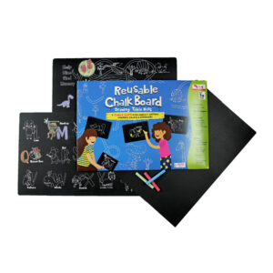 Unicorn Chalkboard Wipe And Clean Activity Mats
