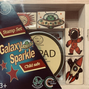 Galaxy Sparkle - Wooden Stamp Set