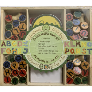 Alphabet Wooden Stamp Set (Aa-Zz)