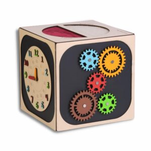Wooden Activity Busy Cube