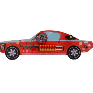 Racing Red Busy Board