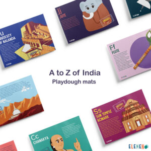 A-Z of India | Playdough Mats