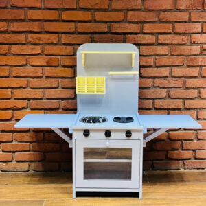 Wooden Kitchen with Extension Tables